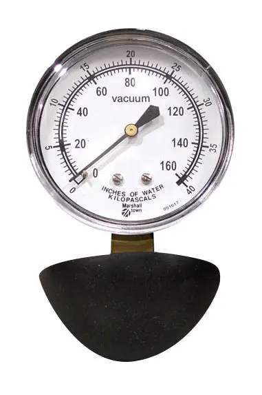 0–160 Vacuum Suction Gauge – Analog Pressure Measurement Tool