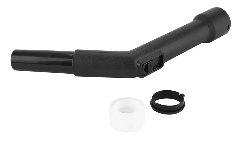 1.25-Inch Black Rotating Plastic Handle with Air Intake and End Caps