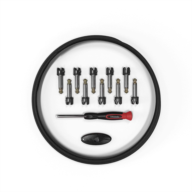 10-Foot Solderless DIY Guitar Cable Kit – Mini Plug Configuration