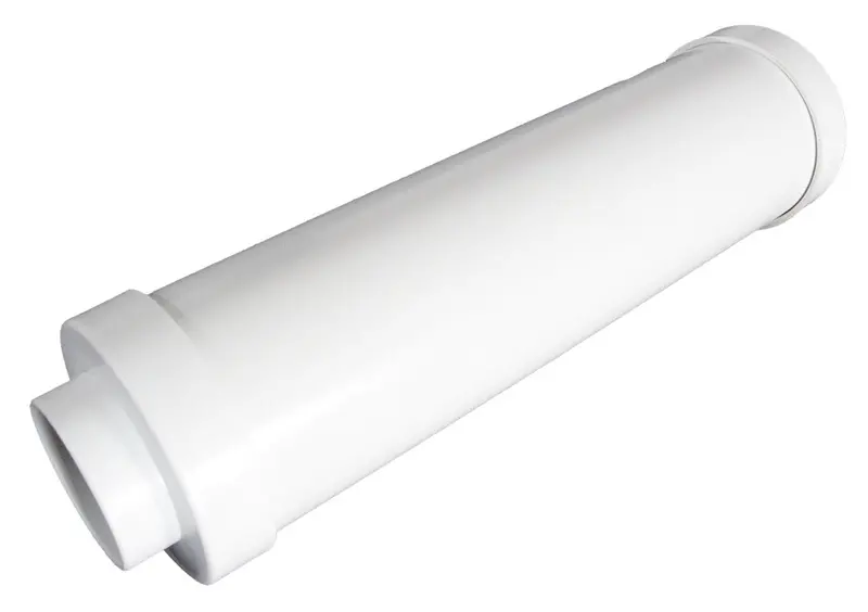 12-Inch White Air Exhaust Silencer for Central Vacuum