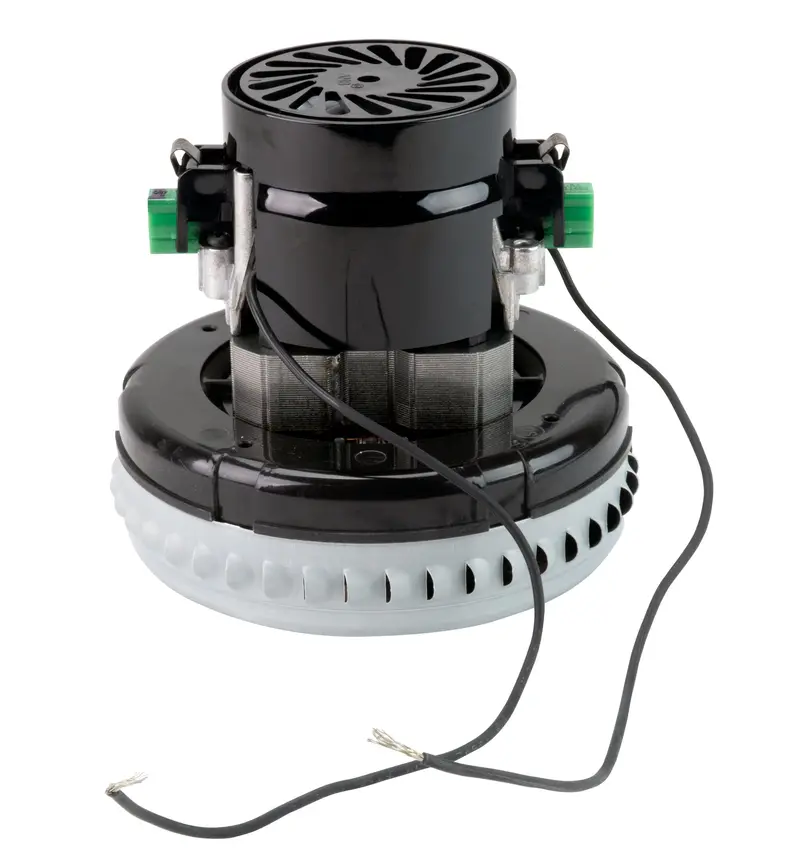 120V Bypass Vacuum Motor – 5.7 in Diameter, Single-Stage Impeller, 827W Input, 291W Air Power, 49.5 in Water Lift, 133 CFM – Lamb/Ametek Model 116196-00(S)