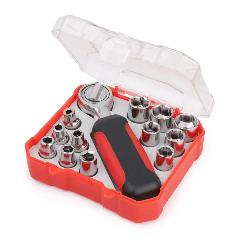 13-Piece 1/4″ Drive Metric Deep Socket Set – DT5023