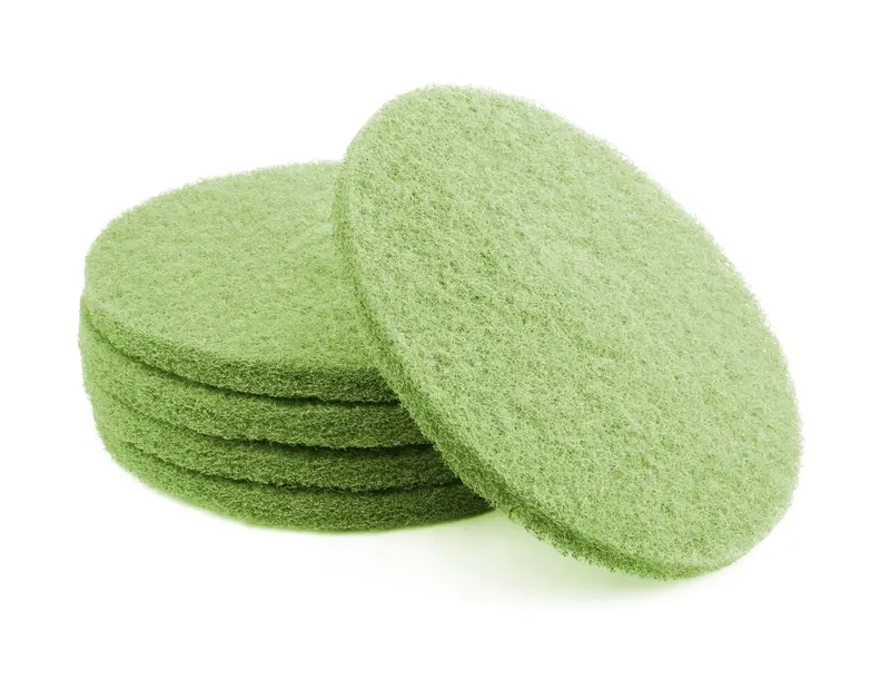 14″ (35.5 cm) Green Scrubbing Floor Pad – Pack of 5, Model 66261054258