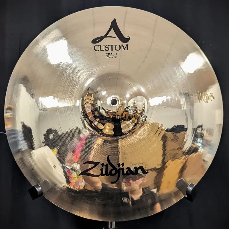 18-Inch A Custom Crash Cymbal – Hand-Hammered Bright Attack