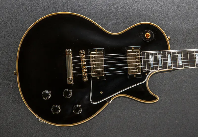 1957 Gibson Les Paul Custom Reissue in VOS Ebony with Dual Pickups