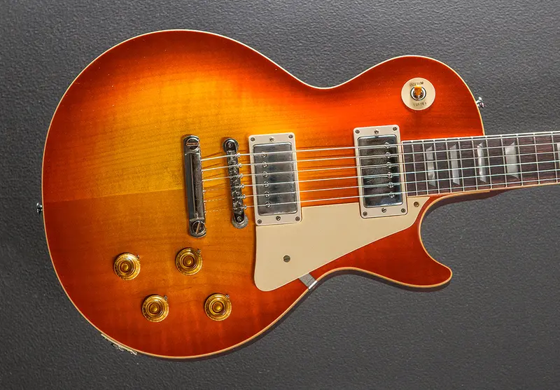 1958 Gibson Les Paul Standard Reissue with Washed Cherry Sunburst Finish