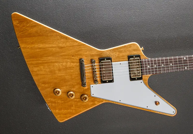 1958 Korina Explorer Reissue – White Pickguard Edition (2024)