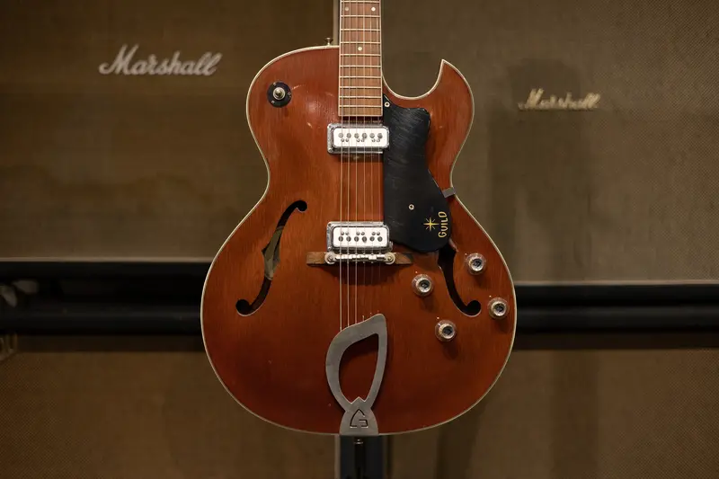1961 Guild Starfire II – Cherry Red Finish, Semi-Hollow Design