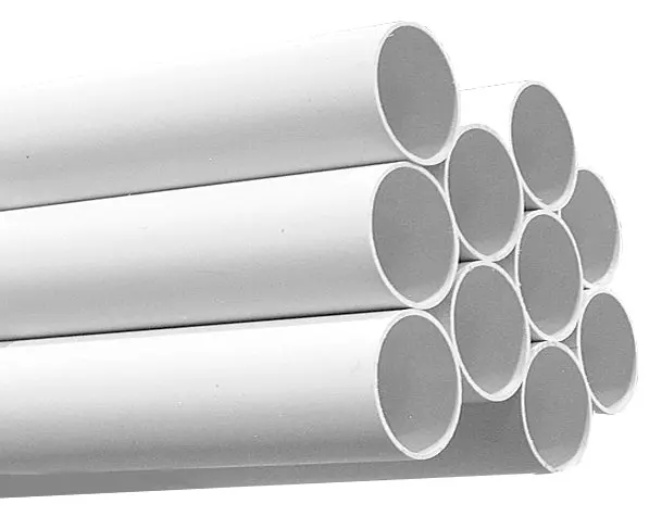 2-Inch PVC Central Vacuum Tubing – 2.4m (8 ft) Length, White, 80-Foot Pack