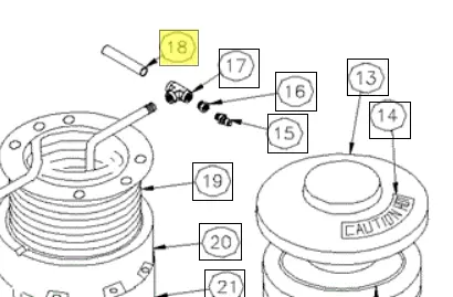30753 Thermostat Conduit — Sold by the Foot (Reference #18) for NorthStar Systems