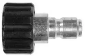 331206 22 mm Twist Coupler with Black Knob and 3/8″ Male Pipe Thread – PW SM