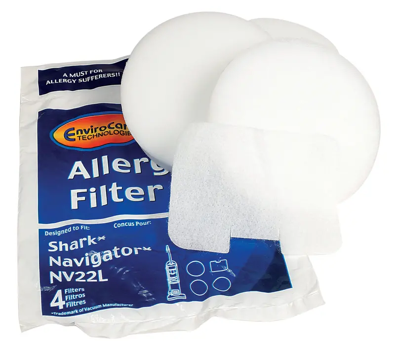 4-Pack Shark Navigator NV22L Foam Filter (F249)