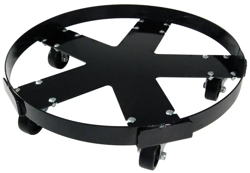 5-Wheel Barrel Cart for 45-Gallon Drums & Johnny Vac JV45G-3 Industrial Vacuum