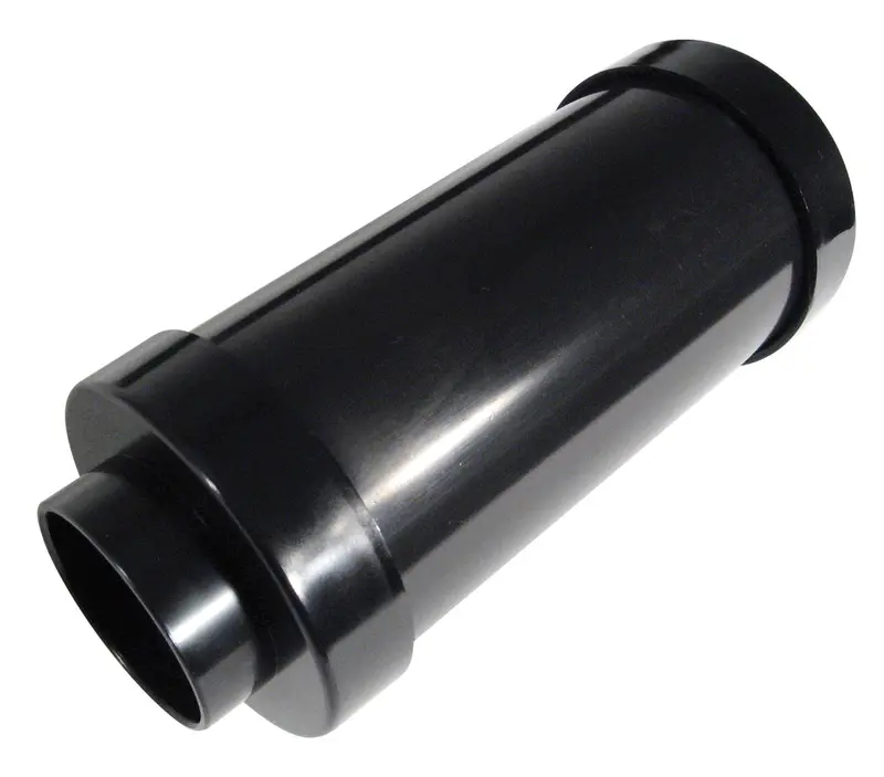 7-Inch Black Air Exhaust Silencer for Central Vacuum