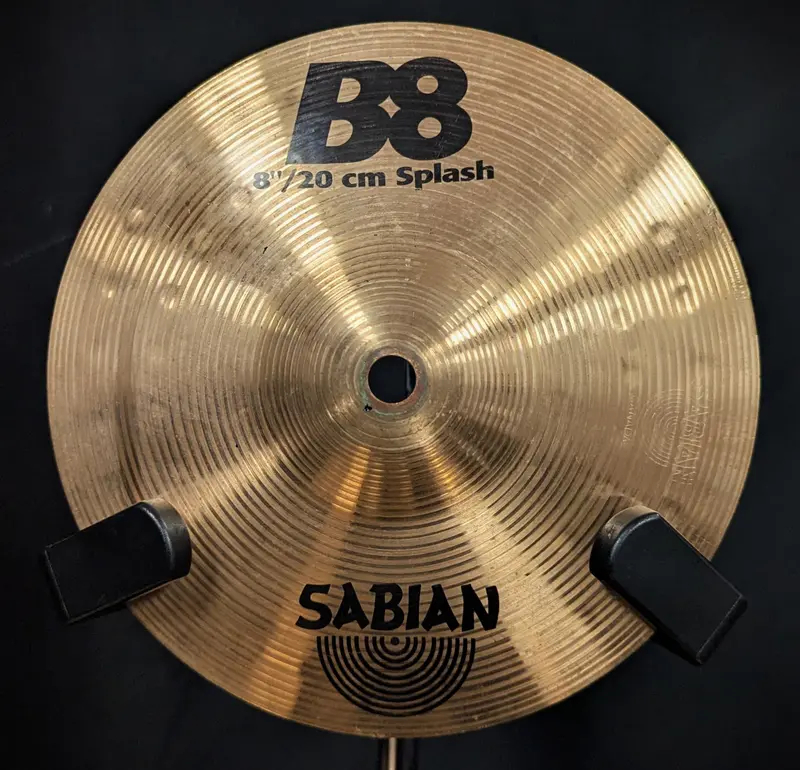 8-Inch B8 Brass Splash Cymbal