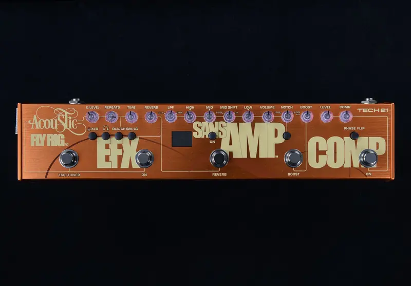 Acoustic Fly Rig Portable Amplification System for Acoustic Guitars