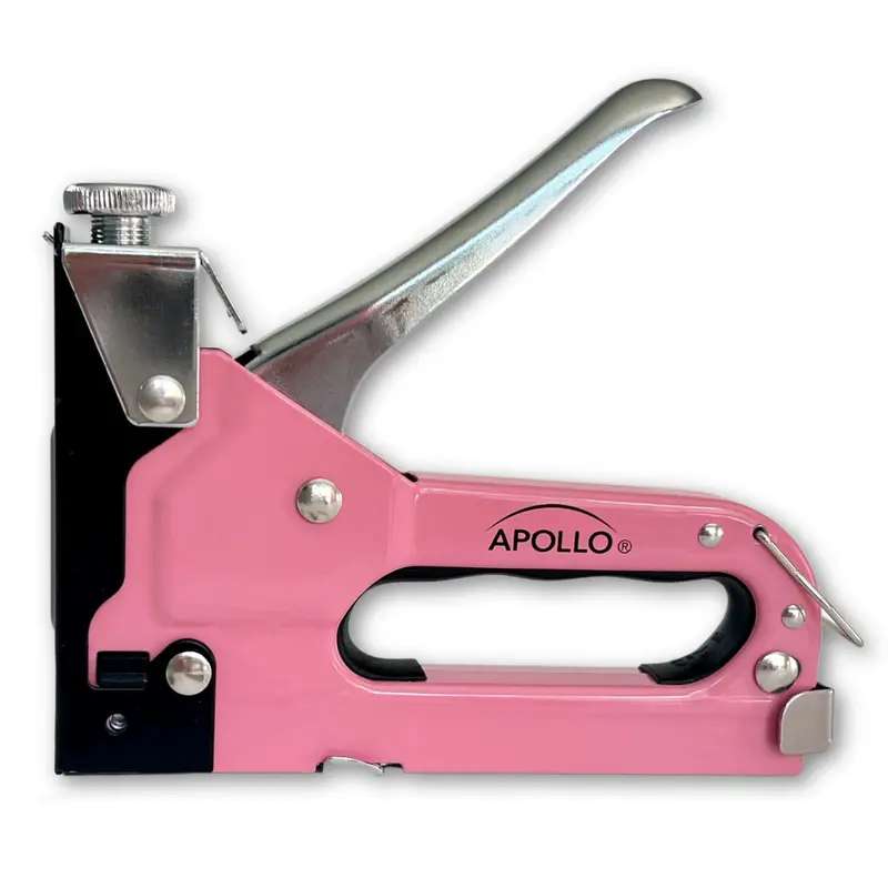 Adjustable Pink Stapler with 3,000-Staple Assortment and Comfort Grip – DT5020P