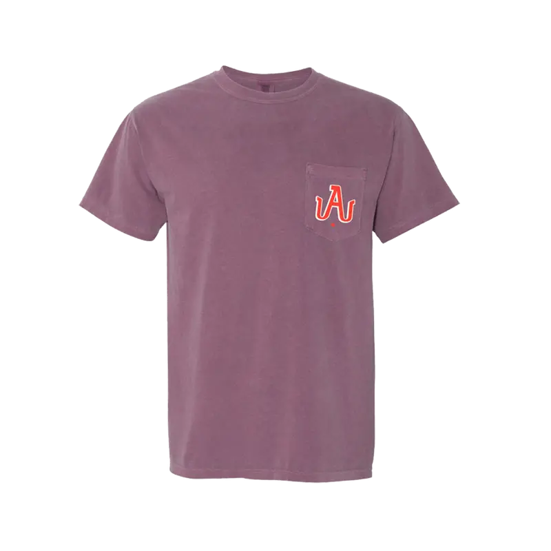 Anodyne Seal Pocket T-Shirt – Berry Red