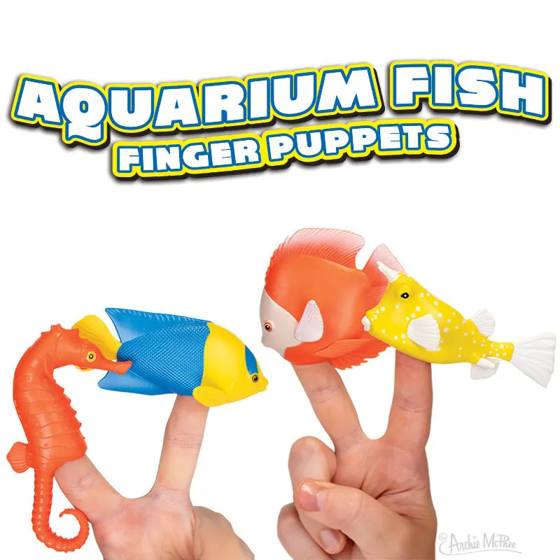 Aquarium Fish Finger Puppets – Single Pack