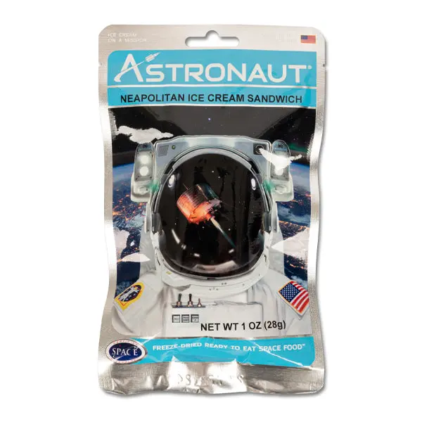 Astronaut-Themed Neapolitan Ice Cream Sandwich