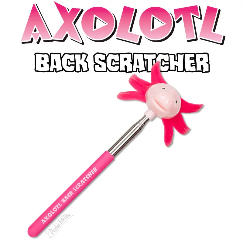 Axolotl-Shaped Back Scratcher Tool