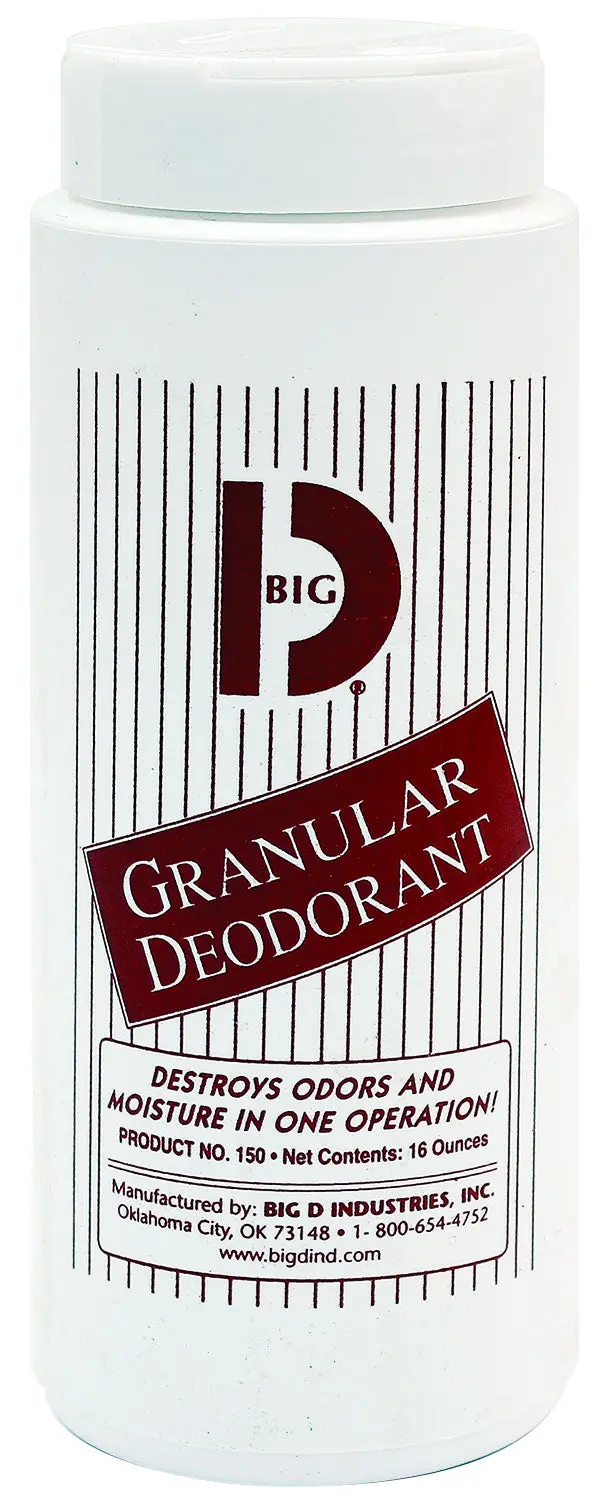 Big D Lemon-Scented Deodorizing Granules – 16 oz (454 g)