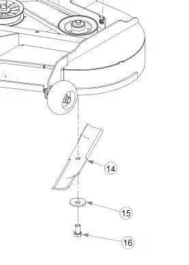 Big Dog 602415 Replacement Blade for Lawn Mowers