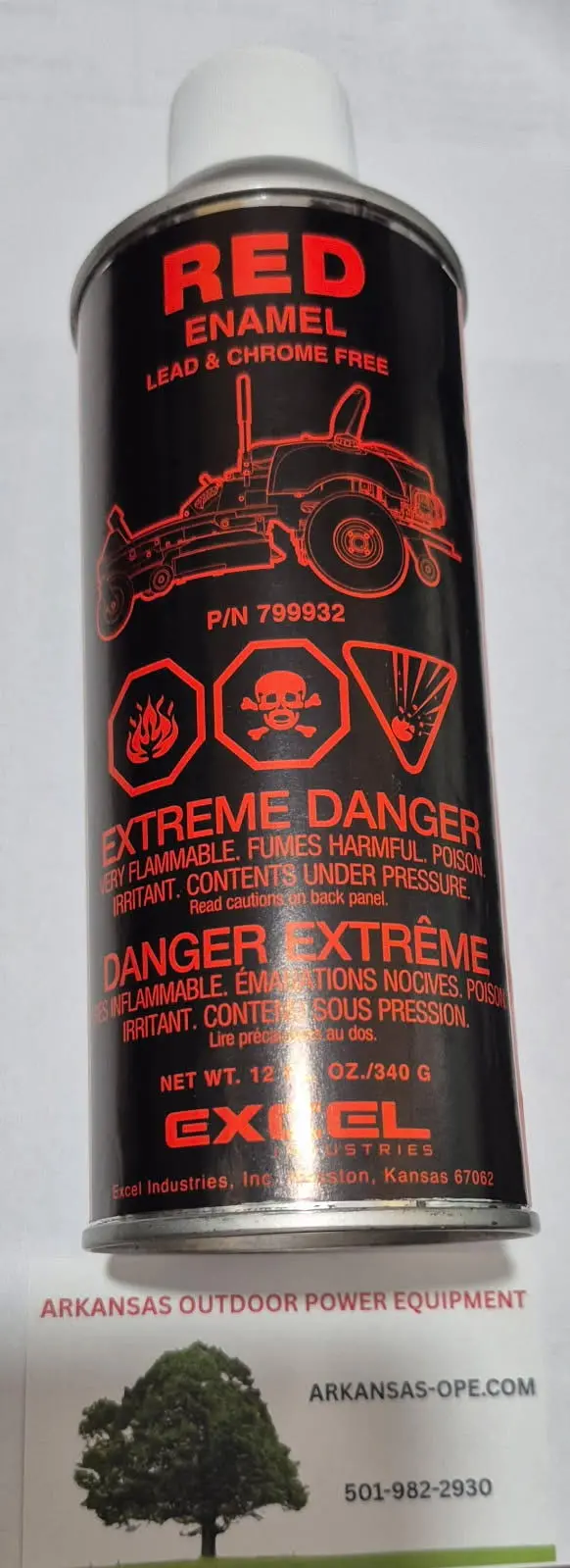Big Dog 799932 Red Spray Paint — 12 oz Can (Order by Phone; Max 2 per Shipment)
