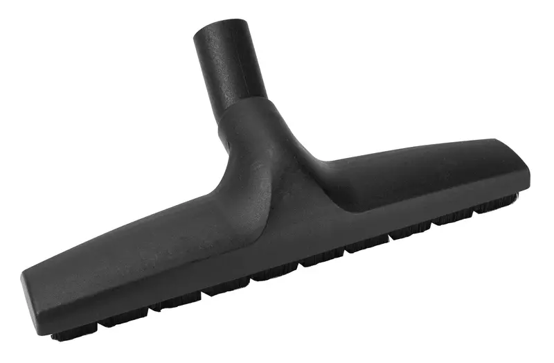 Black Horsehair Floor Brush with Wheels – 12-Inch (30.4 cm), 35 mm Shaft, Fits Johnny Vac Silenzio/Hydrogen & Miele