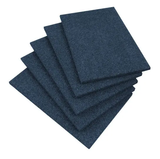 Blue Utility Pad – 4″ x 10″ (10.1 x 25.4 cm), Pack of 5