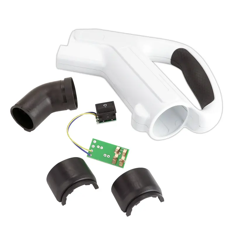 BOHA Hose Handle & Switch Assembly – Gray, Gas-Powered Vacuum Compatible