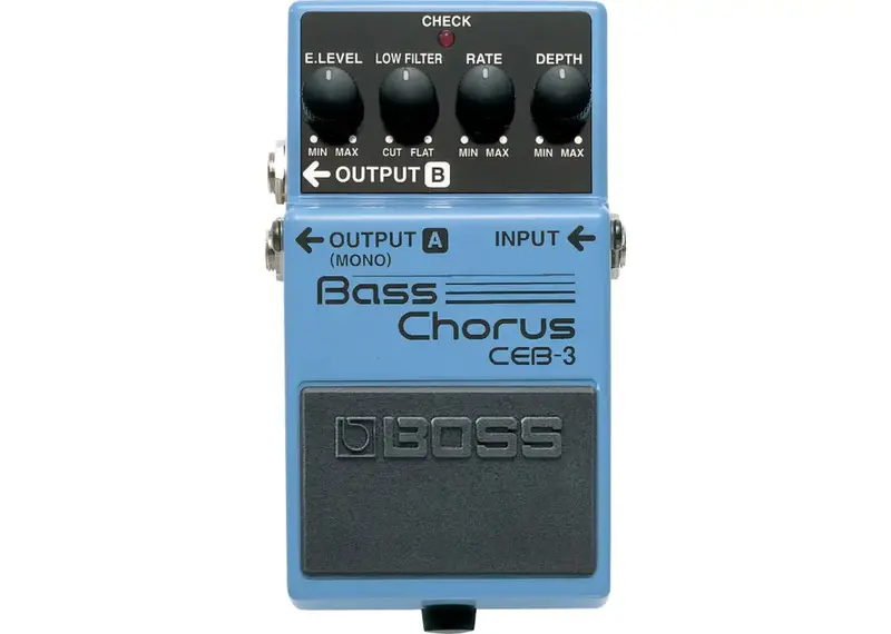 Boss CEB-3 Bass Chorus Pedal – Warm, Thick Stereo Modulation