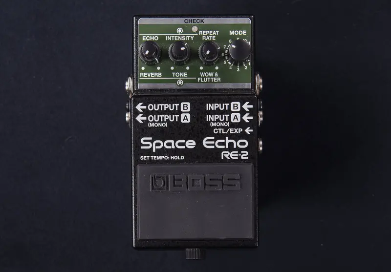 Boss RE-2 Space Echo Pedal – 2025 Updated Analog Delay Reissue