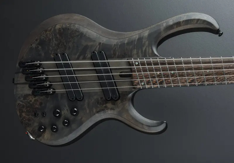 BTB805MS Bass Guitar – Transparent Gray Flat Finish