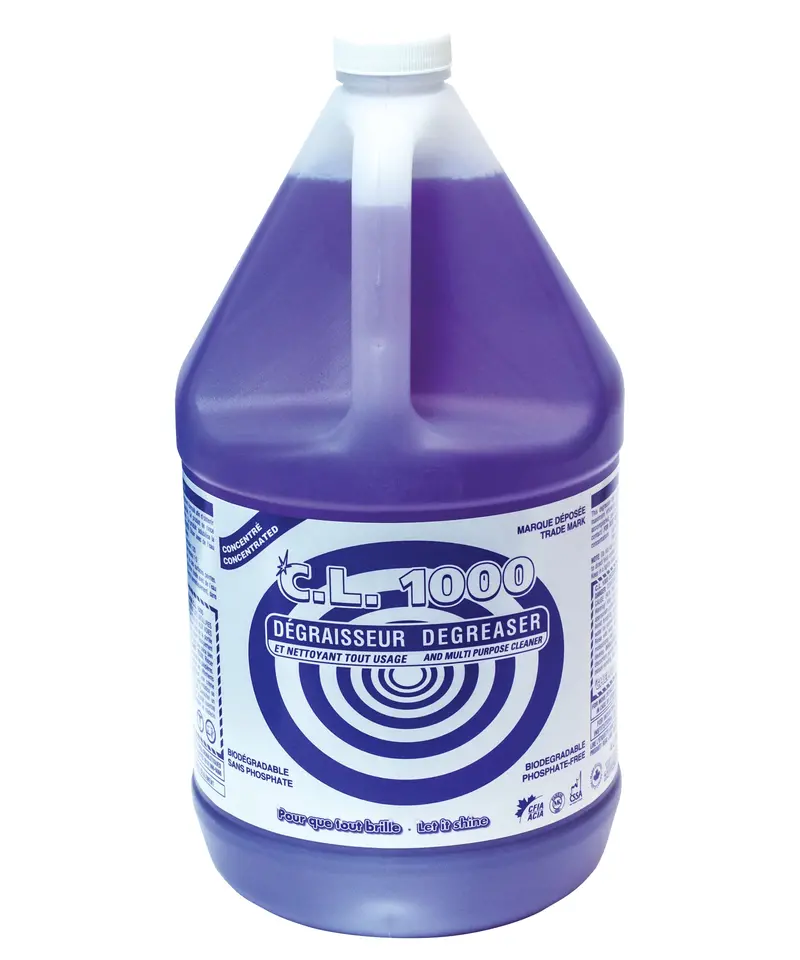 C.L. 1000 CL10-GN4 Concentrated All-Purpose Degreaser & Cleaner – 4 L (1.06 gal)