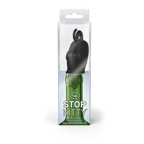 Cat-Shaped Ceramic Wine Stopper