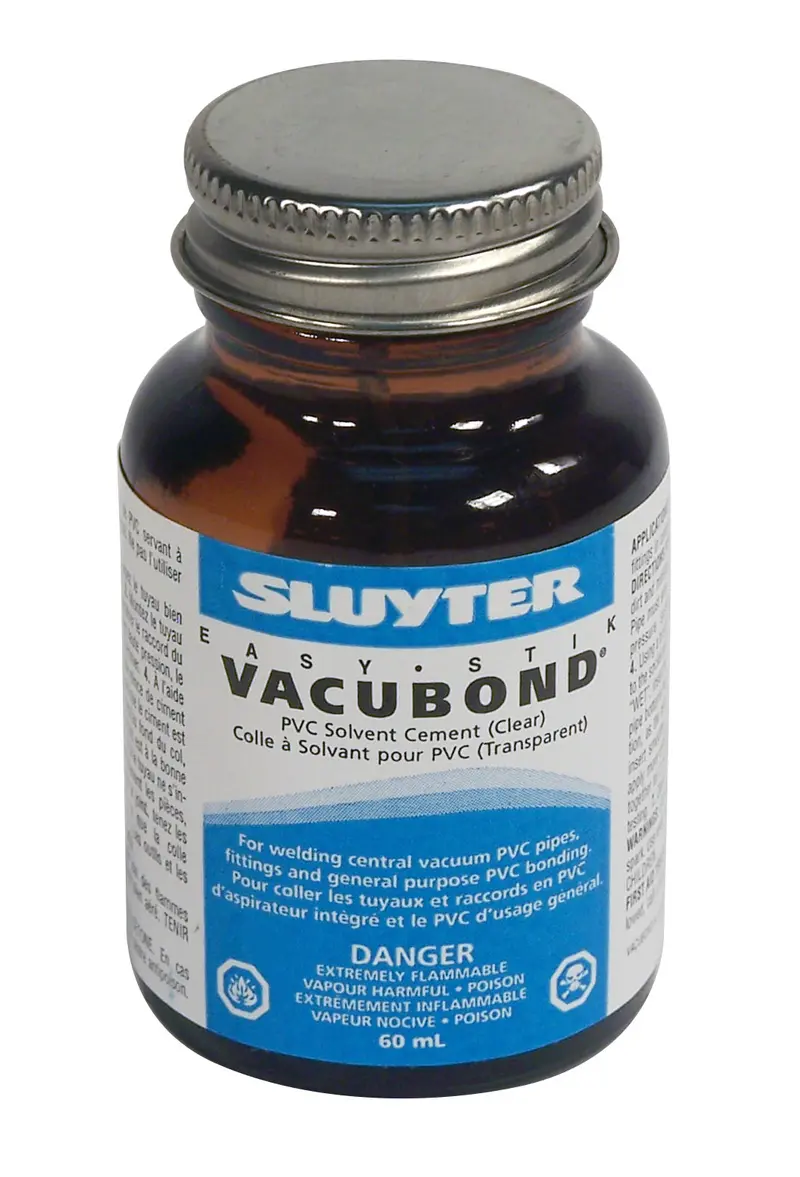 Clear PVC Solvent Cement – 60 mL Precision Applicator – Sluyter 10340