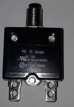 Coleman 15-Amp Circuit Breaker for FM727/WH3 Generators (Part #49070)