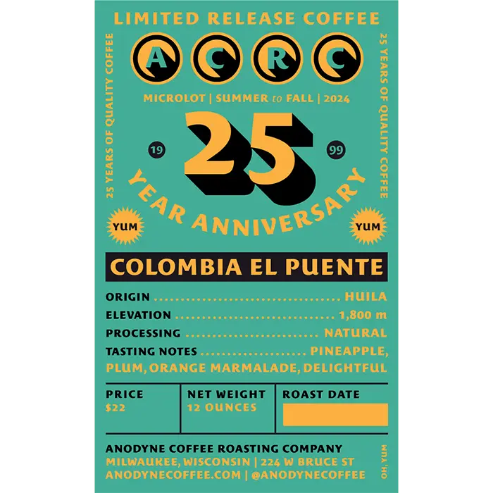 Colombia El Puente Sustainable Farm Coffee