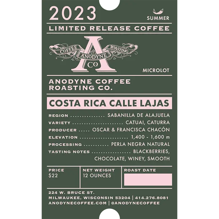 Costa Rica Calle Lajas Single-Origin Coffee