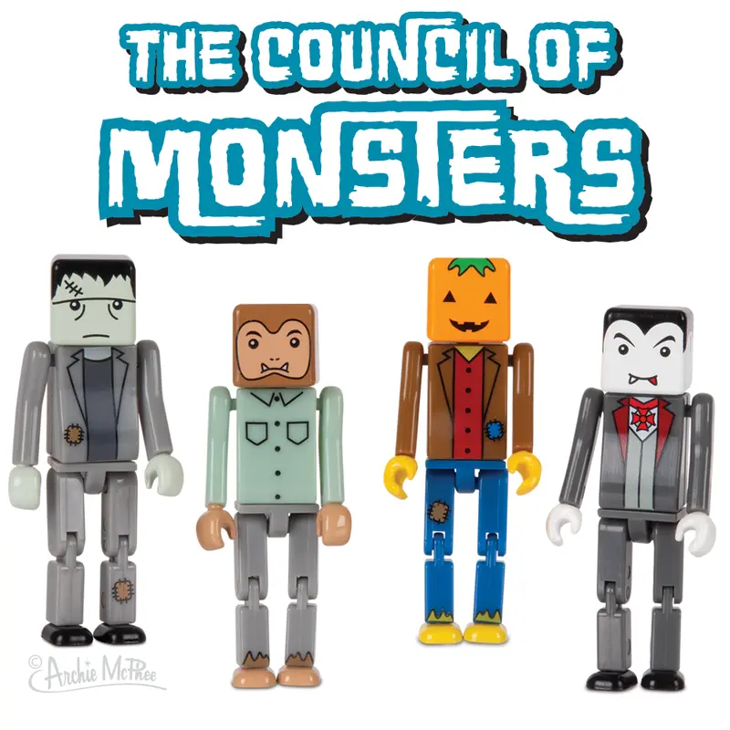 Council of Monsters Collectible Figure Set