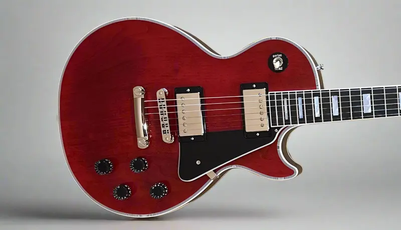 Custom-Built Les Paul Custom – Wine Red with Ebony Fingerboard