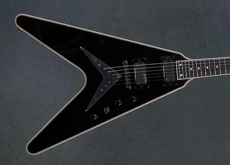 Dave Mustaine Signature Flying V Black Metallic Electric Guitar