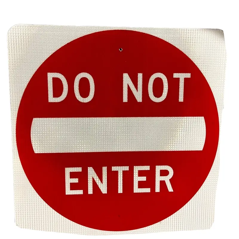 ‘Do Not Enter’ Regulatory Sign – 30-Inch Square Aluminum Panel