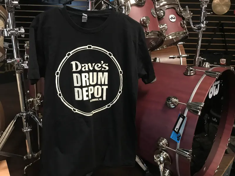 Drum Depot Black Original T-Shirt