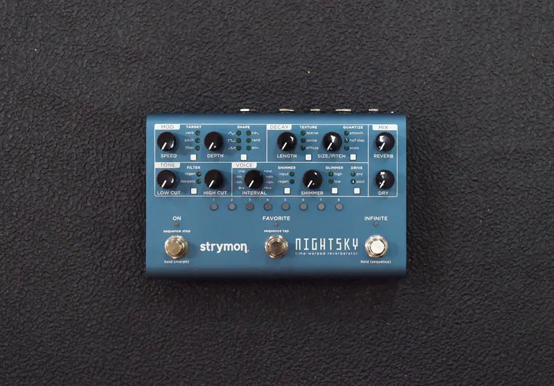EarthQuaker Devices NightSky Time-Warped Reverberator Pedal