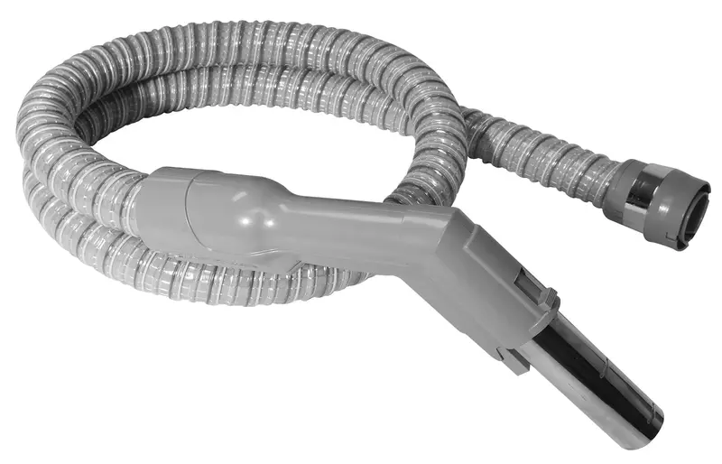 Electrolux EH8102SG AP-Series Central Vacuum Hose – 6 Feet, Reinforced, Curved Handle, Gray