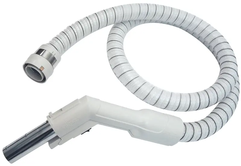 Electrolux EH8102W AP-Series Central Vacuum Hose – 6 Feet, Reinforced, Curved Handle, White