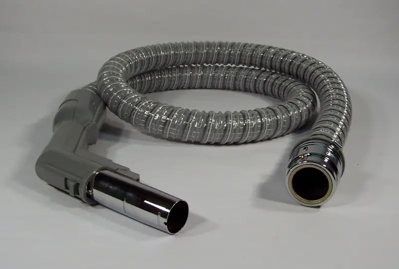 Electrolux SJ EH8100SG Central Vacuum Hose – 6 Feet, Reinforced, Curved Handle, Gray