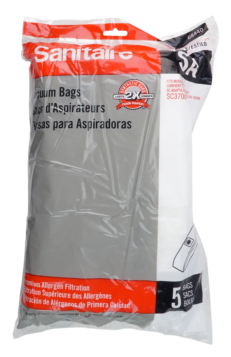 Electrolux-Style Synthetic Canister Vacuum Bag – Fits SA/SC3700 Models, Pack of 5